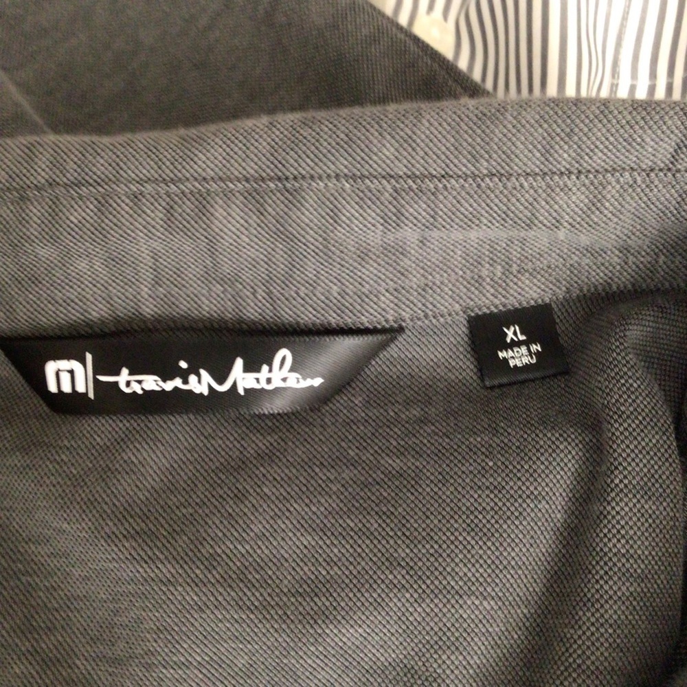 Travis Matthew polo shirt men xl grey - Picture 7 of 9